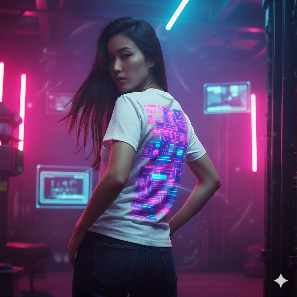 Camiseta roxa com estampa premium - Produto 10